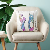 バレリナパーソナライズされたバレエ クッション