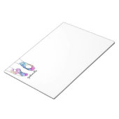 バレリナパーソナライズされたバレエ ノートパッド (アングル)