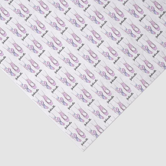 バレリナパーソナライズされたバレエ 薄葉紙 (詳細)