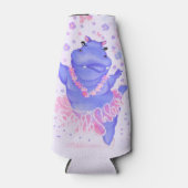 バレリナヒッポおもしろいボトルクールハッハッピーダンサー ボトルクーラー (正面)