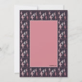 バレリナフォト招待状 招待状 (裏面)