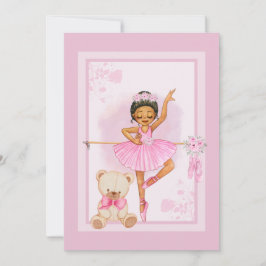 バレリナフローライン招待状 招待状