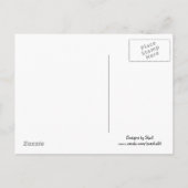 バレリナベアーダンスリサイタル招待状 インビテーションポストカード (裏面)