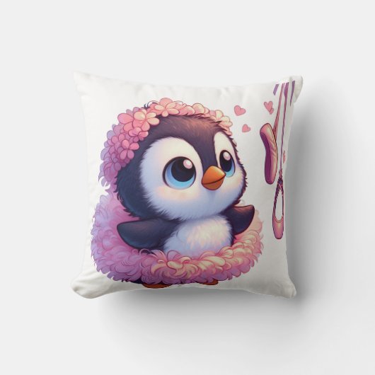 バレリナペンギンドリームズ クッション (正面)