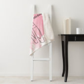 バレリナポインテシューズピンクウォーターカラー シェルパブランケット (インサイチュ)