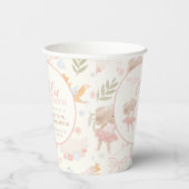 バレリナマウスツツ興奮ベビーシャワー 紙コップ (右)