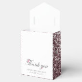 バレリナムーングリッター誕生日 パーソナライズされた フェイバーボックス (オープン)