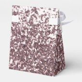 バレリナムーングリッター誕生日 パーソナライズされた フェイバーボックス (裏面サイド)