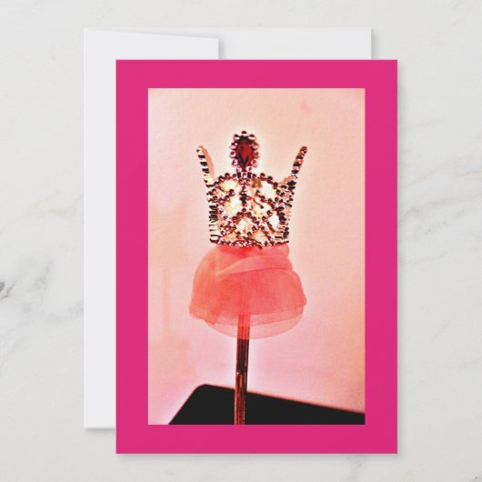 バレリナワンド 招待状 (正面)