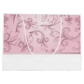 バレリナ人形|ピンクトルマリン|個人用設定 ラージペーパーバッグ (裏面)