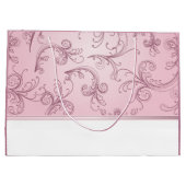 バレリナ人形|ピンクトルマリン|個人用設定 ラージペーパーバッグ (裏面)