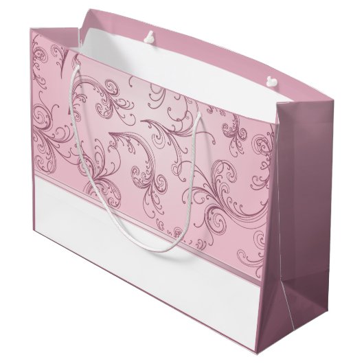 バレリナ人形|ピンクトルマリン|個人用設定 ラージペーパーバッグ (裏面アングル)