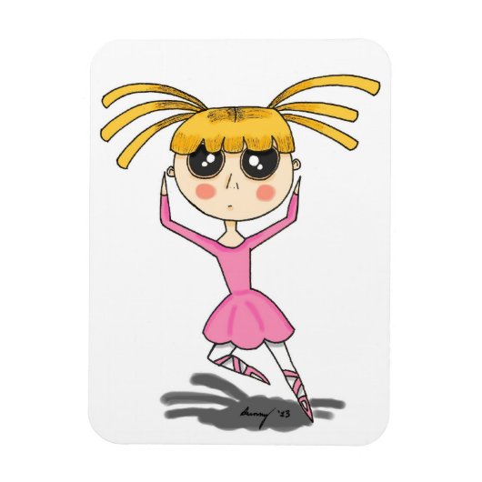 バレリナ可撓磁石 マグネット (縦)