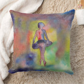 バレリナ絵画アートの装飾用クッション51cm x 51cm クッション (ブランケット)