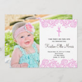 バレリナ誕生日招待状 招待状 (正面/裏面)