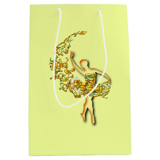 バレリナ3 ミディアムペーパーバッグ (正面)