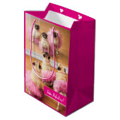 バレリナ·パグ·イン·トゥトゥス ミディアムペーパーバッグ (裏面アングル)