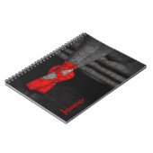 バレリパーソナライズされたナバレエ靴 ノートブック (左側)