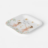 バレリパーソナライズされたナバースデーパーティー紙プレート ペーパープレート (傾斜あり)