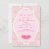 バレリパーソナライズされたナベビーシャワー招待状 招待状 (正面)