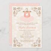 バレリファンシーナツチュベビーシャワー招待状 招待状 (正面/裏面)