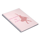 バレリユニークーナをテーマにした学校 ノートブック (右側)