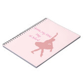 バレリユニークーナをテーマにした学校 ノートブック (左側)