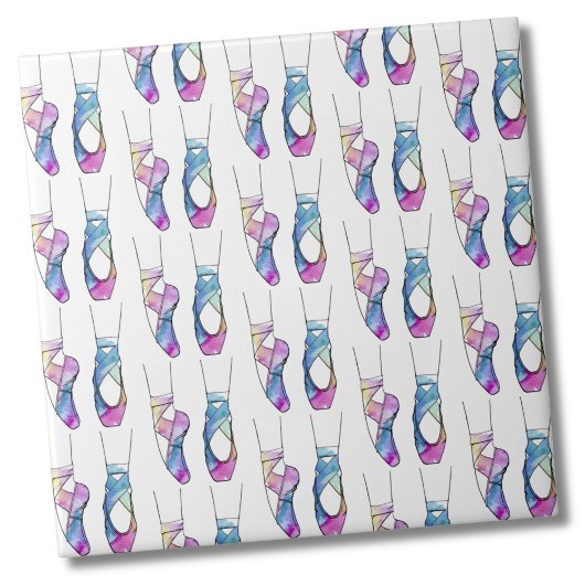 バレリーナかわいいバレエ タイル