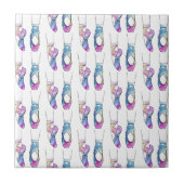 バレリーナかわいいバレエ タイル (正面)