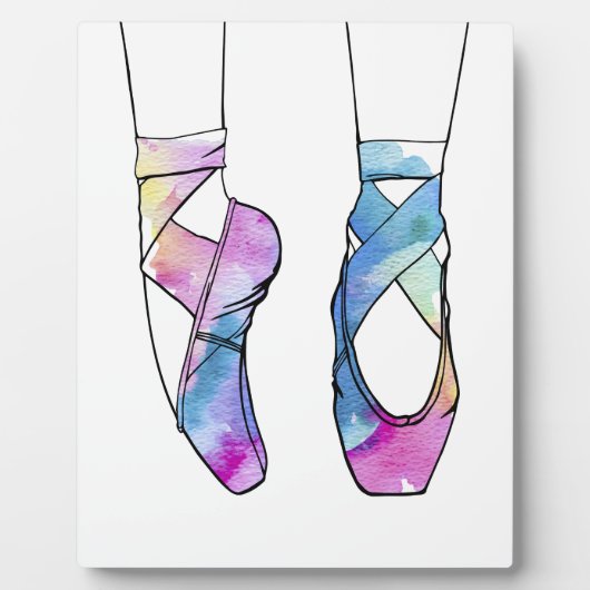 バレリーナかわいいバレエ フォトプラーク (正面)