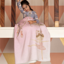 バレリーナかわいいピンクのモダン女の子