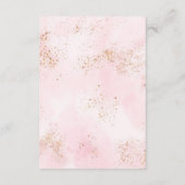 バレリーナがベビーのために本を求める本を持ってくる エンクロージャーカード (裏面)