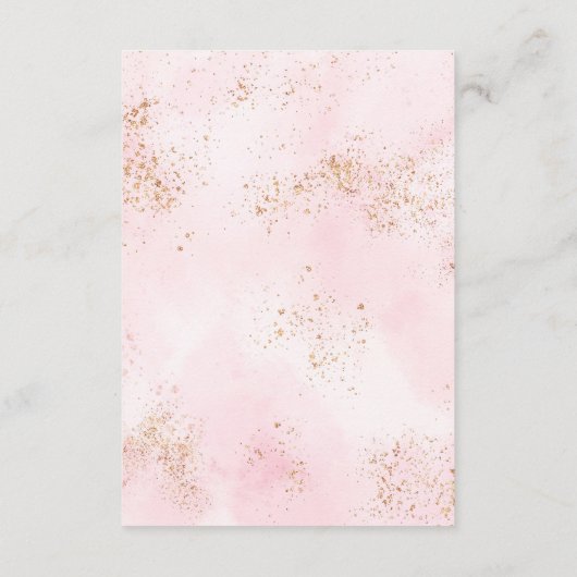 バレリーナがベビーのために本を求める本を持ってくる エンクロージャーカード (裏面)