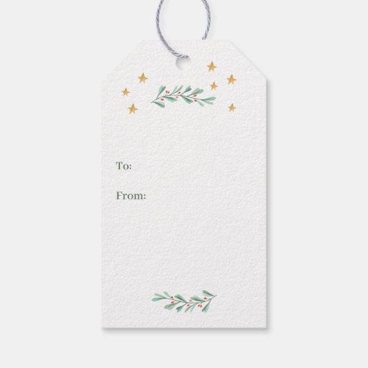 バレリーナくるみ割りカークリスマスギフトタグ ギフトタグ (裏面)