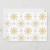 バレリーナくるみ割りカークリスマス誕生日写真 招待状 (裏面)