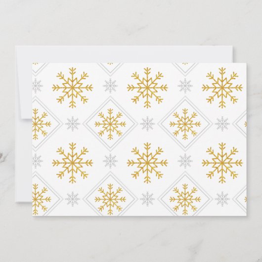 バレリーナくるみ割りカークリスマス誕生日写真 招待状 (裏面)