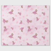 バレリーナくるみ割りバレエ ラッピングペーパー (フラット)