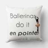 バレリーナだ！ クッション (裏面)