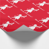 バレリーナとくるみ割り人形メリークリスマス ラッピングペーパー (角)