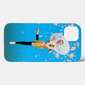 バレリーナとさくらんぼの花 Case-Mate iPhoneケース (裏面 (横))