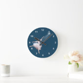 バレリーナとスターカスタマイズ可能な時計 ラウンド壁時計 (ホーム)