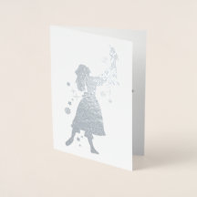 バレリーナとナツクラッカー踊りイン・ザ・スノー