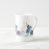 バレリーナとバラ ボーンチャイナマグカップ (正面右)