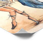 バレリーナとピエロ ポスター (角)