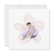 バレリーナとフラワー