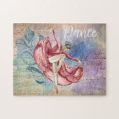 バレリーナと楽譜自然ファンタジーダンス ジグソーパズル (横)