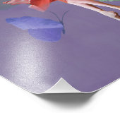 バレリーナと蝶 フォトプリント            (角)