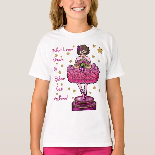 バレリーナになる Tシャツ (正面)