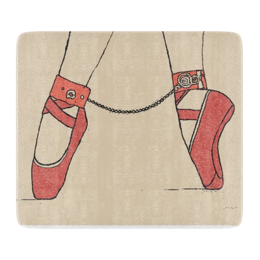 バレリーナのために踊って。マスタ – 従属ファンタジー カッティングボード (正面)