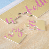 バレリーナのカスタムでパーソナライズな一流のパズル ジグソーパズル (側面)